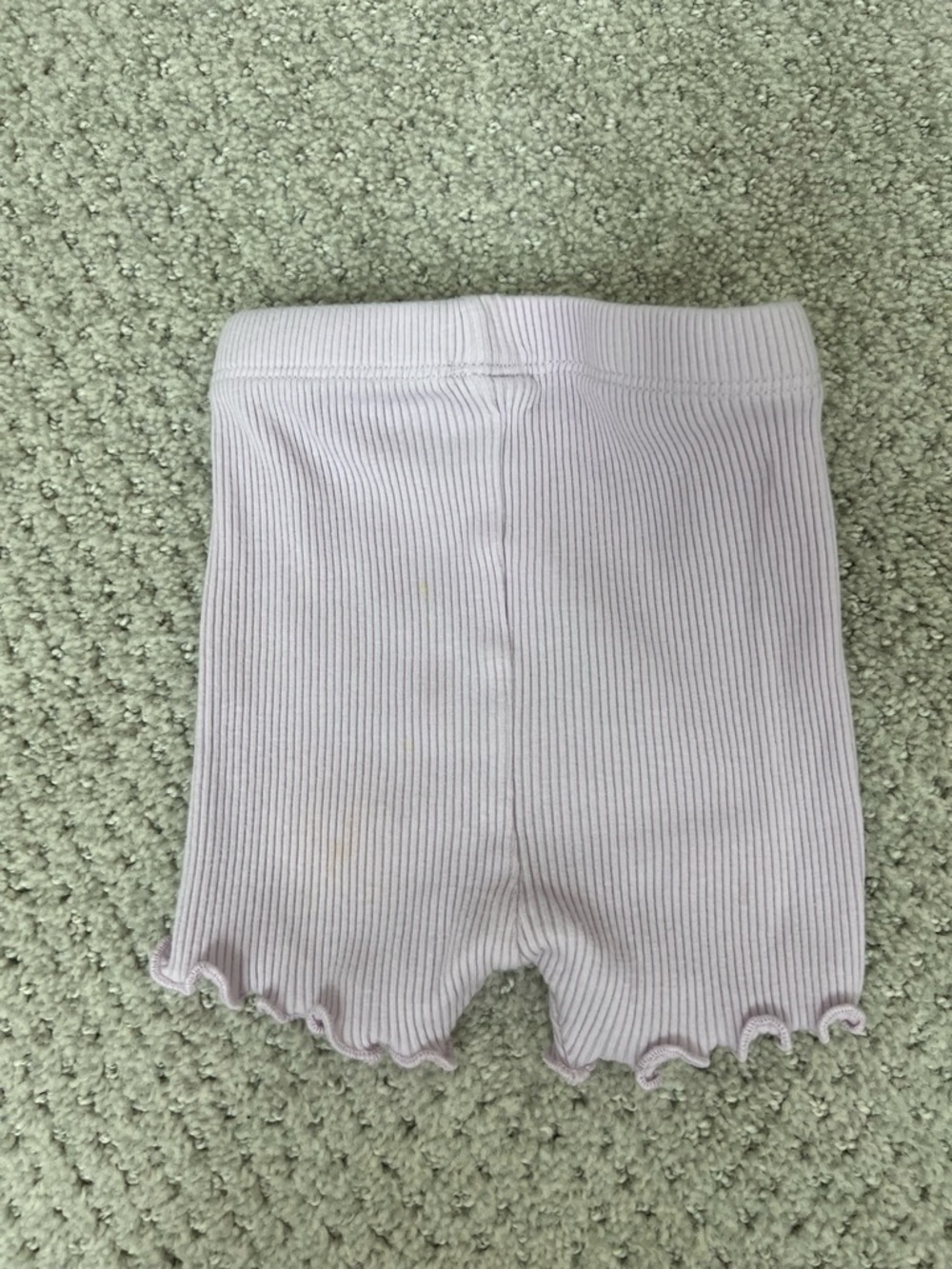 Old Navy Ribbed Lettuce-Edge Biker Shorts 2-Pack - 6-12 Mo - Picture 7 of 10